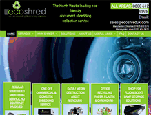 Tablet Screenshot of ecoshreduk.com